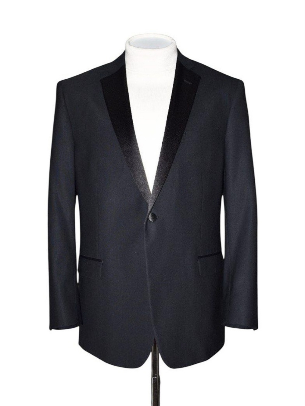 Brooks Brothers Explorer Regent Fit  Men's Black Tuxedo Blazer Jacket  Black 45R